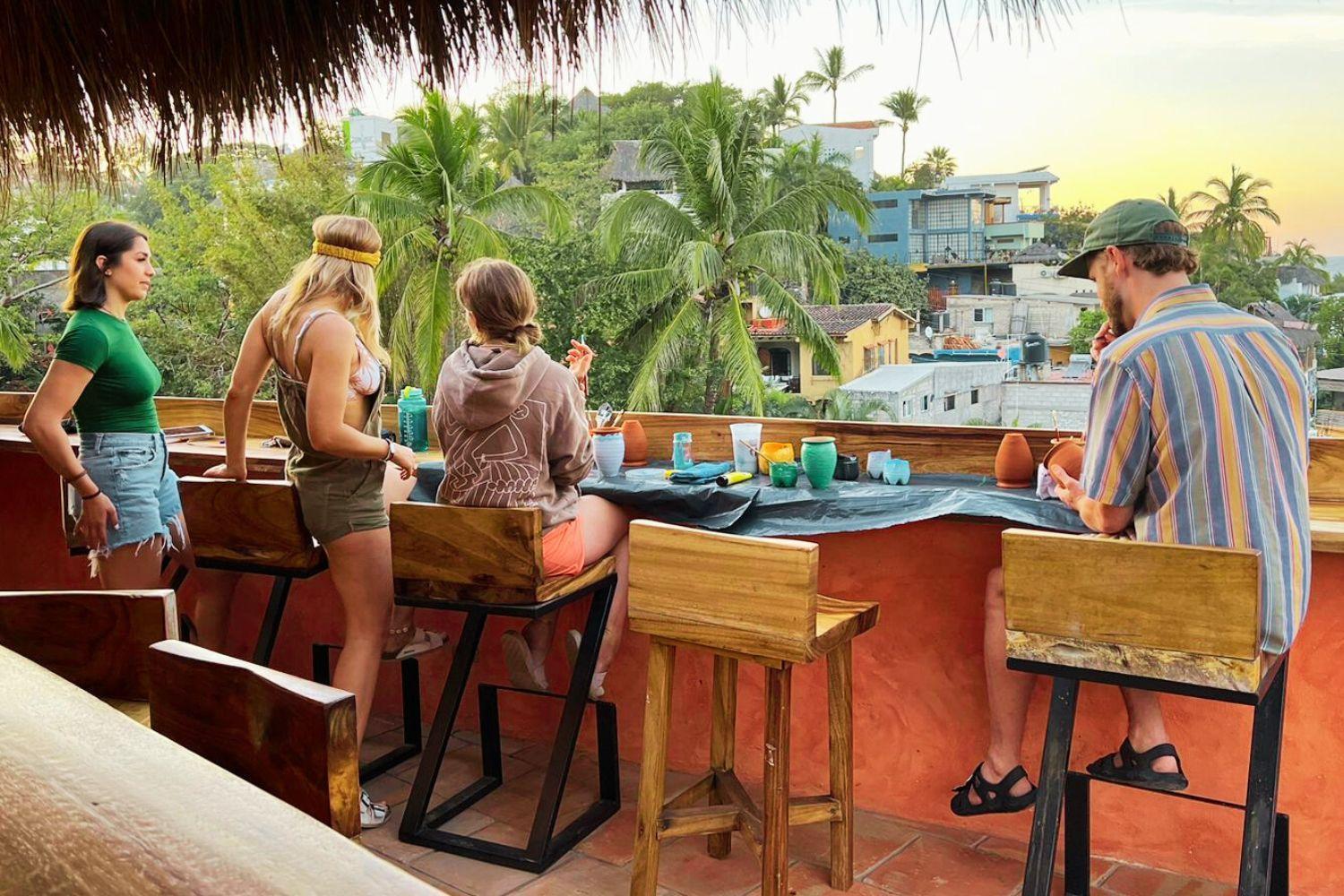 Casa Pepe Hotel Sayulita Exterior foto Rooftop bar in Tulum, Mexico